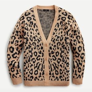 J. Crew Leopard Cardigan